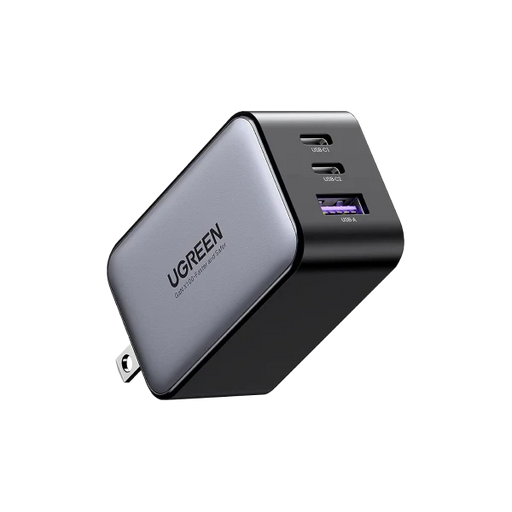 UGREEN USB-A+2*USB-C 65W GaN Tech Fast Charger with 3 Ports- UG-90663