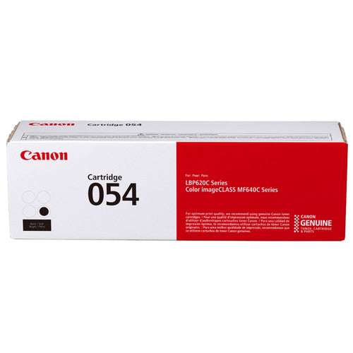 Canon 054 Black Toner Cartridge for Canon Color imageCLASS MF641Cdw, MF643Cdw, Laser Printer Yield 1,500 Pages - 3024C003AA