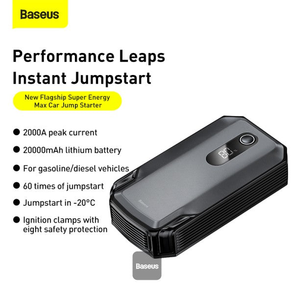 Baseus 20000mAh Car Jump Starter Power Bank