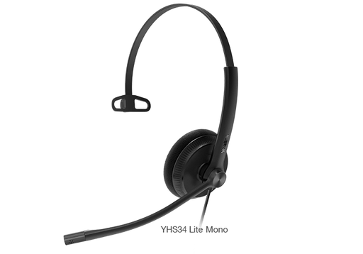 Yealink YHS34 Mono Analog Wired Headset