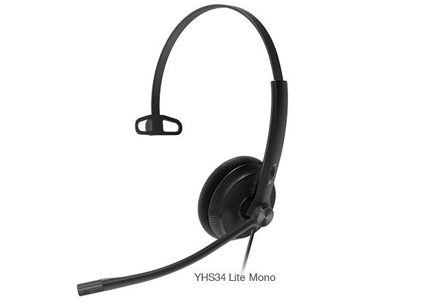 Yealink YHS34 Mono Analog Wired Headset