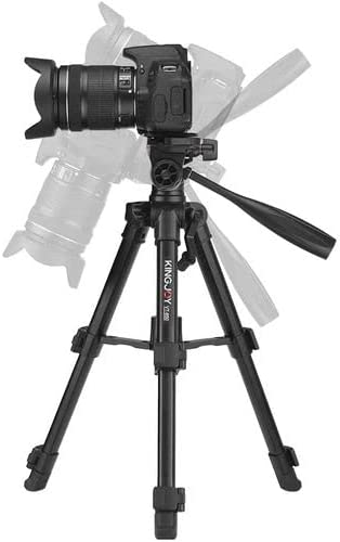 KINGJOY VT-850 Lightweight Flip Lock Video Tripod - with Three-way head