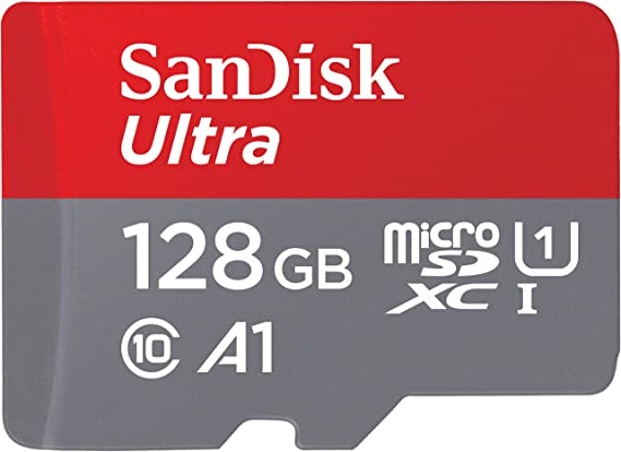 SanDisk 128GB MicroSD Ultra Memory Card Class 10 100MBPS without Adapter - SDSDUNR-128G-GN3IN
