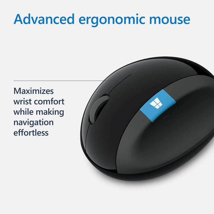 Microsoft Sculpt Ergonomic Wireless Desktop Keyboard and Mouse - L5V-00018