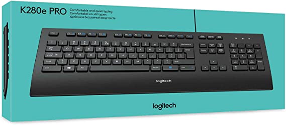 Logitech K280e Pro Wired Business corded Keyboard,QWERTY - 920-005217