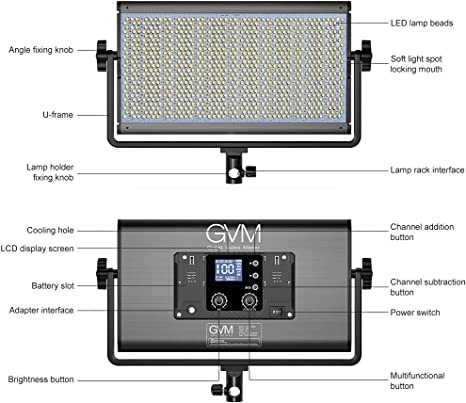 GVM 1500D RGB LED Video Light