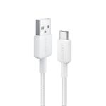 Anker 322 USB-A to USB-C 15W Cable (3ft) Nylon Braided – A81H5H21 – White