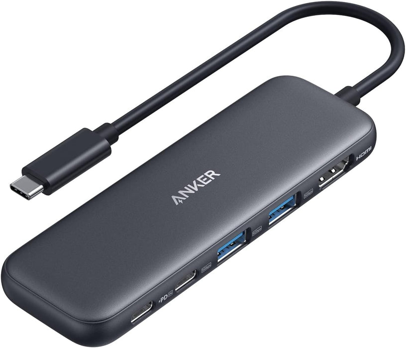 Anker 332 USB-C Hub (5-in-1, 100W) – A8355H11 – Black