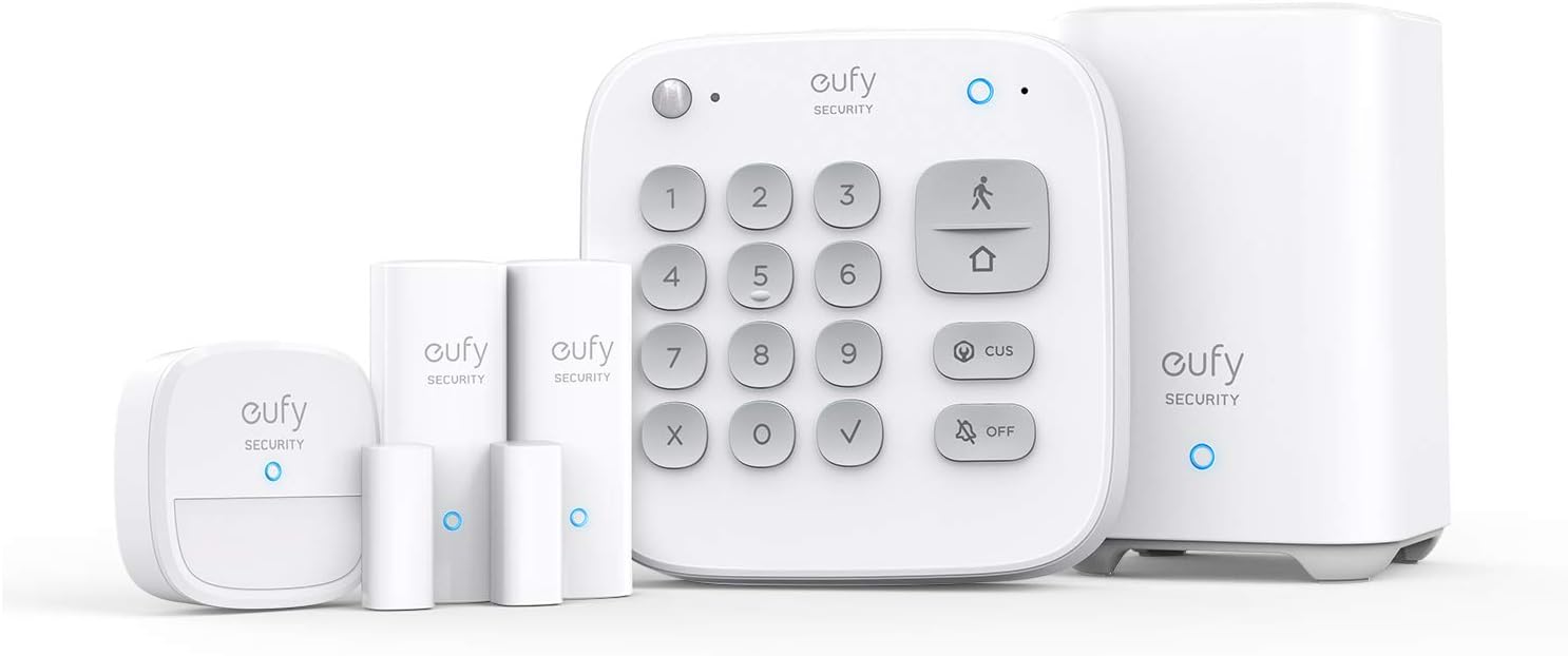 Anker Eufy Security 5 Piece Home Alarm Kit - White - T8990321