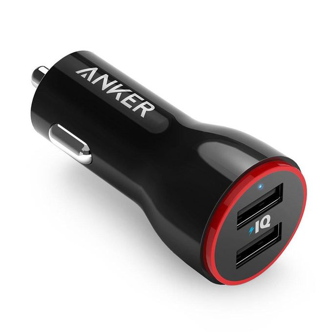 Anker PowerDrive 2 24W 2-Port Car Charger Black - A2310H11