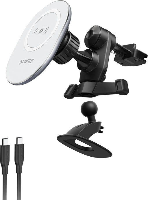 Anker Powerwave Magnetic Charging Car Mount Black+White A2931HW1