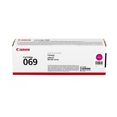 Canon 069 Magenta Toner Cartridge for Canon Color ImageClass MF752Cdw / MF754Cdw / LBP673Cdw Yield 1,900 Pages - 5092C002AA