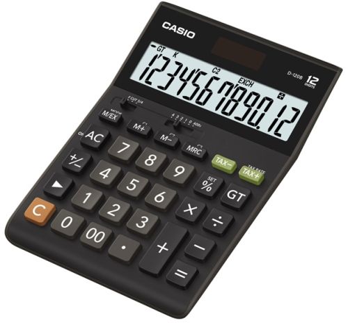 Casio D-120B Standard Business Calculator