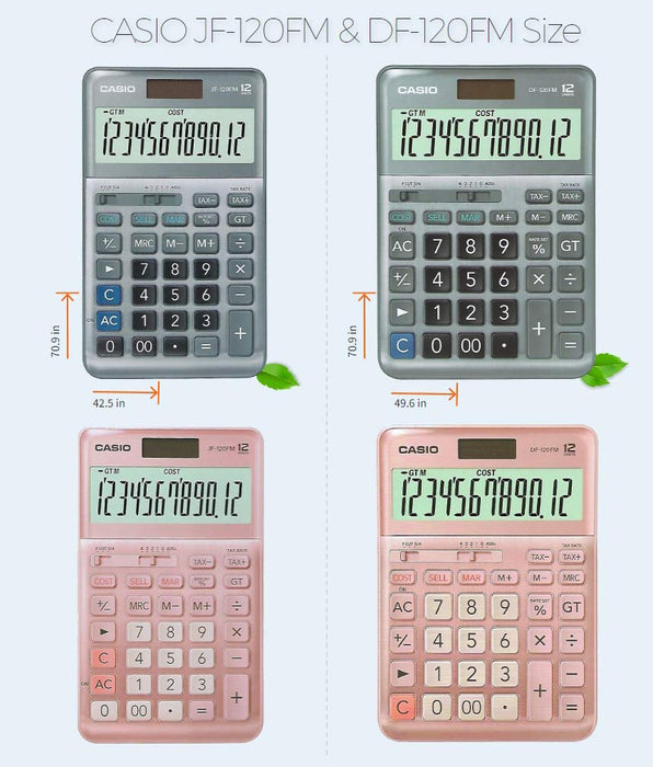 Casio DF-120FM Practical 12 digits Cost Sell Margin Calculator