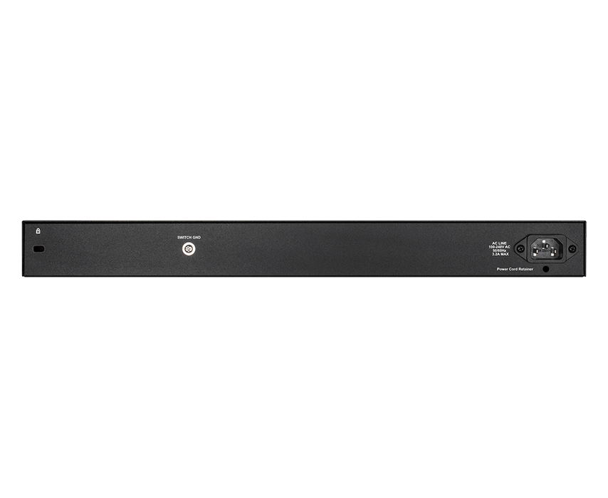 D-Link 24-Port 10/100/1000BaseT PoE + 4 Combo 1000BaseT/SFP ports Web Smart Switch, 193W PoE budget (802.3af/802.3at support) - DGS-1210-28P