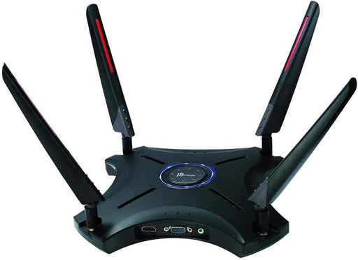 J5create JWR2100 Wireless Presentation System with Dual Band 16-User Multi Screen Conferencing System Display Router