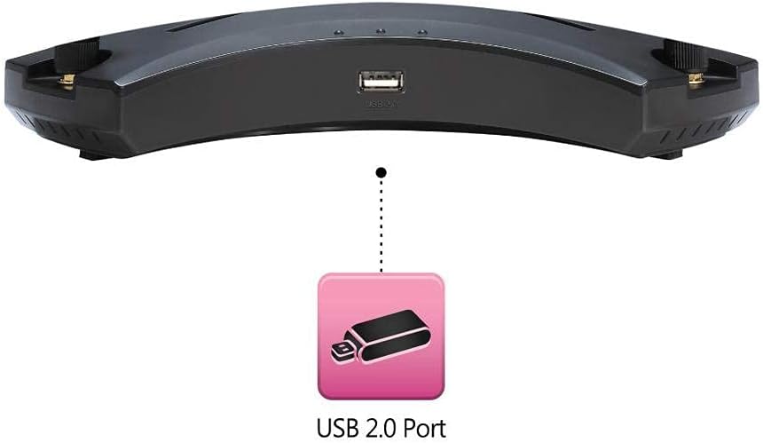 J5create JWR2100 Wireless Presentation System with Dual Band 16-User Multi Screen Conferencing System Display Router