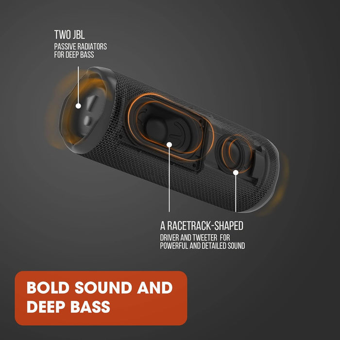 JBL Flip 6 Portable Bluetooth Speaker - Powerful sound and deep bass, IPX7 waterproof, 12 hours of playtime, JBL PartyBoost for multiple speaker pairing