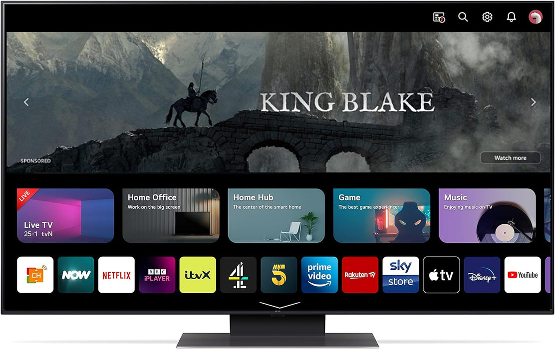 LG UR91 65 inch 4K Smart UHD TV 2023 with powerful a5 AI gen6 processor (65UR91006LA)