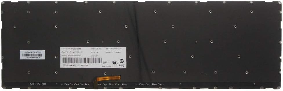 Lenovo IdeaPad 720S-14IKB Laptop Replacement Keyboard (Also Compatible With Lenovo IdeaPad 720S-13IKB, 720S-14IKBR)