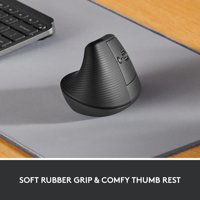 Logitech Lift Vertical Ergonomic Mouse (910-006473)
