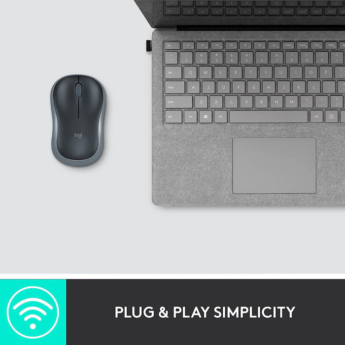 Logitech M185 Wireless Mouse (910-002235)