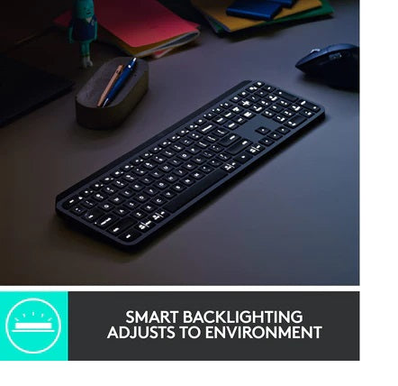 Logitech 920-009415 MX Keys Wireless Illuminated Keyboard