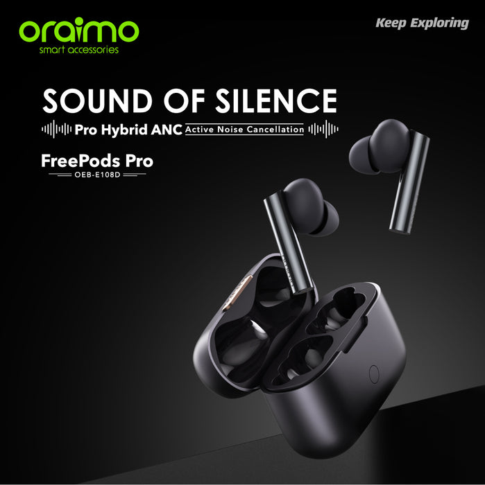 oraimo AirBuds 3 Powerful Bass IPX7 Waterproof TWS True Wireless Earbuds - OEB-E11D