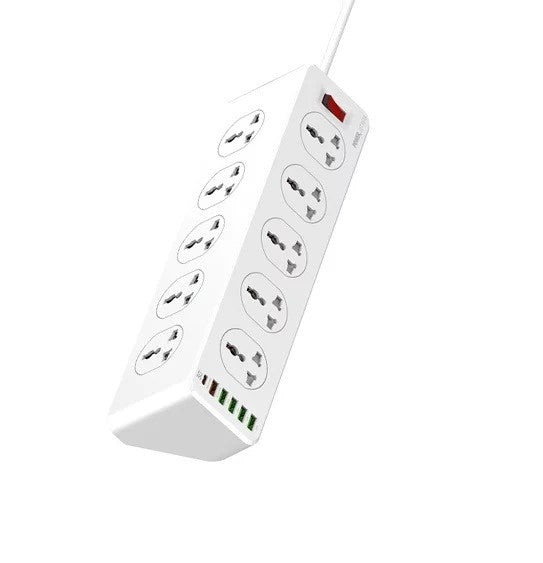 OLA ola-mp10610 200cm power cord with 10-Outlet Surge protector power sockets