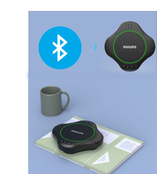Philips Portable USB Wireless Bluetooth Speakerphone-PSE0500
