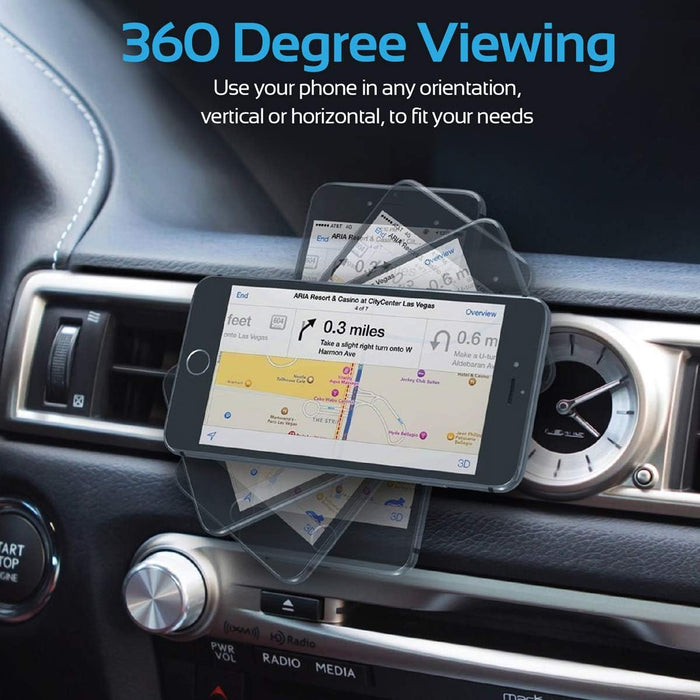 Promate MagMini Magnetic Phone Mount for All Use Dashboard