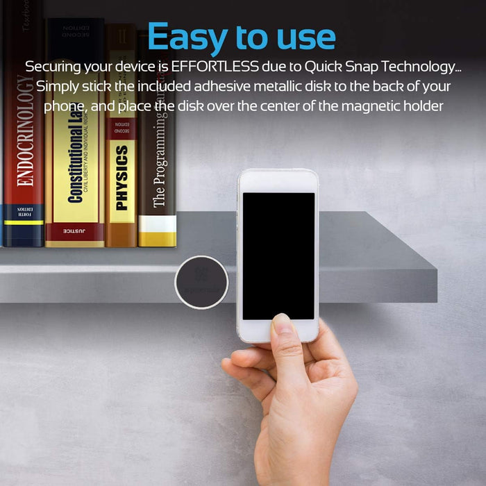 Promate MagMini Magnetic Phone Mount for All Use Dashboard