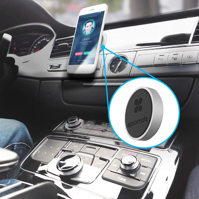 Promate MagMini Magnetic Phone Mount for All Use Dashboard