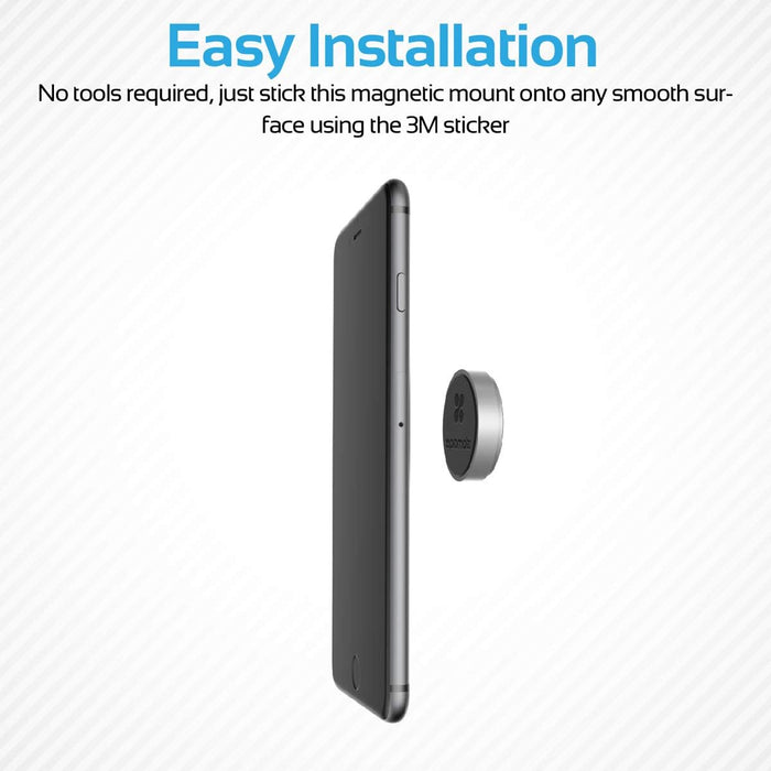 Promate MagMini Magnetic Phone Mount for All Use Dashboard