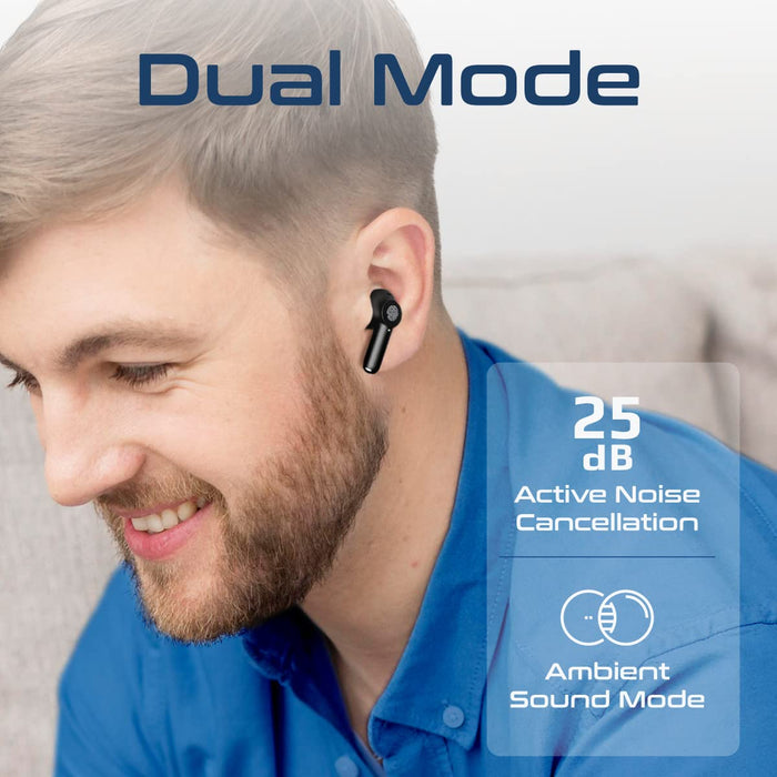 Promate ProPods High-Definition ANC TWS Earphones with intellitouch