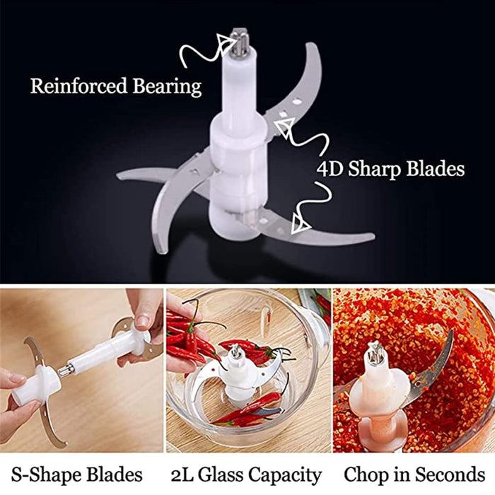 Rebune Vegetable Food Chopper - RE-2-101
