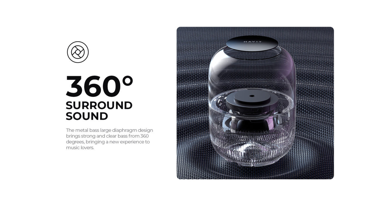 Havit SK889BT Multi-color Ambient Light Bluetooth Speaker