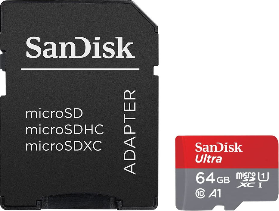 SanDisk Ultra 64GB MicroSDHC Memory Card