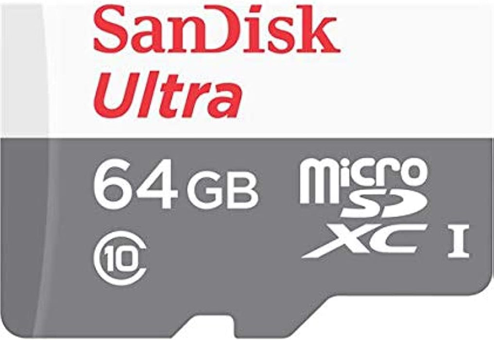SanDisk Ultra microSDHC UHS-I Card with Adpter 64 GB (SDSQUNS-064G-GN3MA)