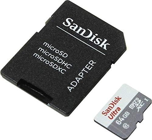 SanDisk Ultra microSDHC UHS-I Card with Adpter 64 GB (SDSQUNS-064G-GN3MA)