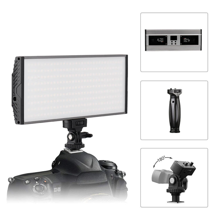 Tolifo PT-30B Pro Bi-Color Led Camera Video Light Panel Ultra-Thin (Without battery and charger)