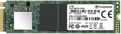 Transcend 110S 1TB M.2 NVMe PCIe Gen3x4 SSD