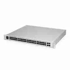 Ubiquiti 48-port, (32) GbE, PoE+ RJ45 ports, (16) GbE RJ45 ports, (4) 1G SFP ports, 195W - USW-48-PoE