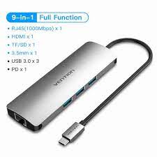 Vention 9 in 1 USB-C Multi-function Docking Station - TOLHB