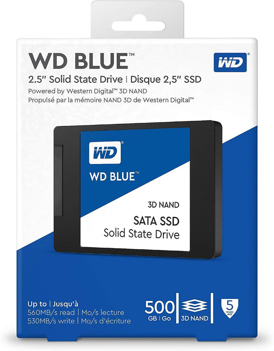 WD BLUE 500GB SATA III Internal SSD (WDS500G2B0A)