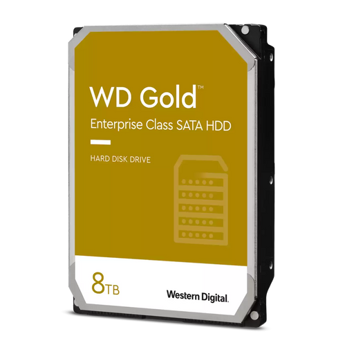 WD Gold Enterprise Class 8TB, 256MB, 7200rpm SATA Internal Hard Drive