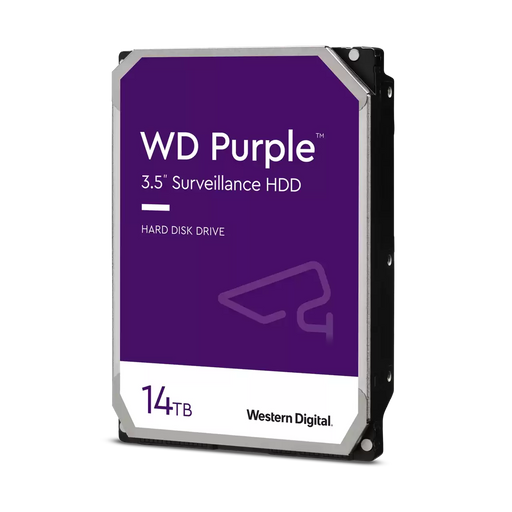 WD Purple Surveillance 14TB, 512MB SATA Internal Hard Drive  - WD140PURZ