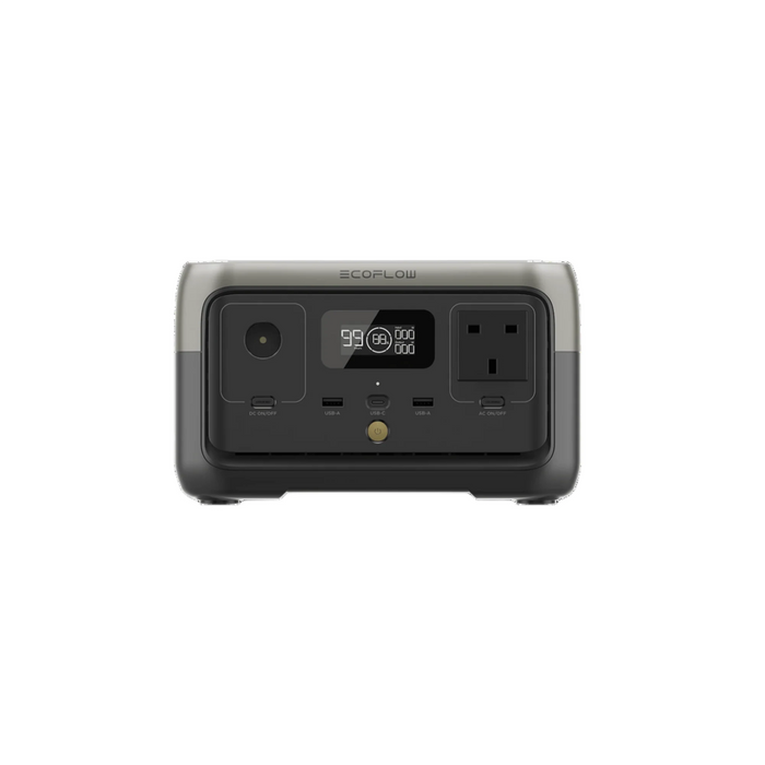EcoFlow RIVER 2 Portable Power Station 256Wh - ZMR600-B-UK