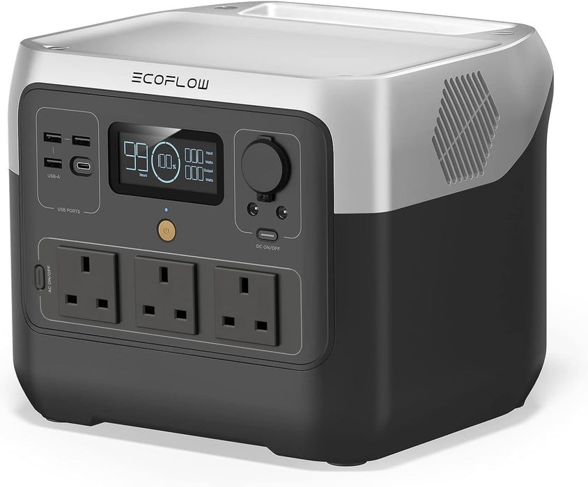 EcoFlow River 2 Pro Power Station 768Wh Portable Power Station - ZMR620-B-UK