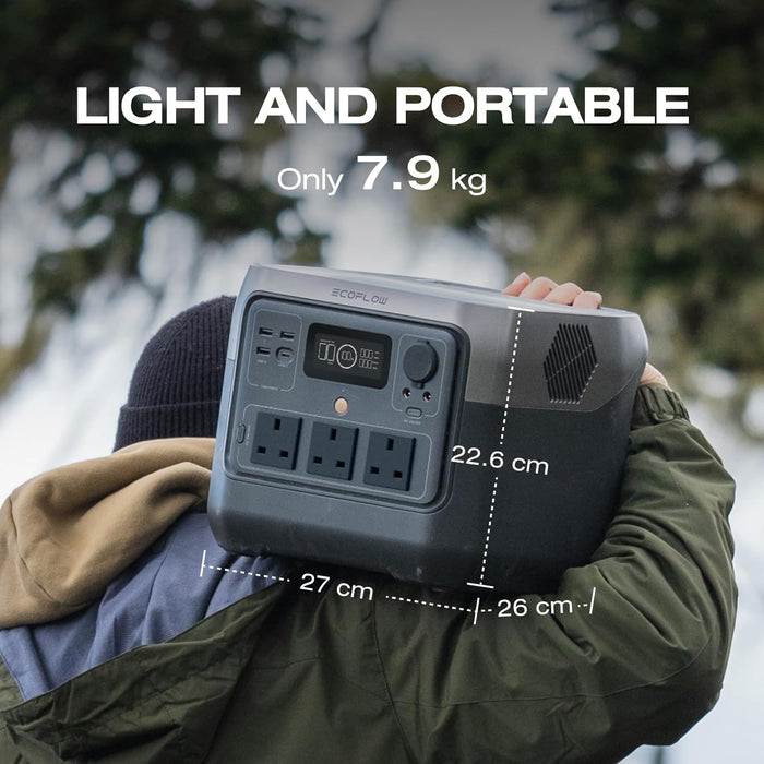 EcoFlow River 2 Pro Power Station 768Wh Portable Power Station - ZMR620-B-UK